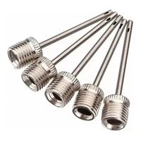 Agujas Inflador De Pelotas Y Otros Pack 5 Unidades Valvula