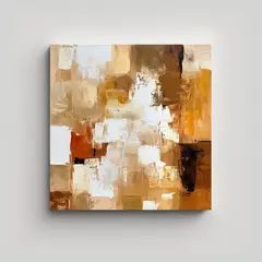GENERICO - Cuadro Abstracto Moderno De Vitalidad Con Colores 60x60 Cm