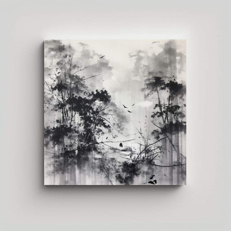 GENERICO - Cuadro Abstracto Expresión Personalidad 80x80 Cm