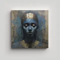 GENERICO - Pintura De Mujer Con Estilo Decorativo De D Decor 50x50 Cm