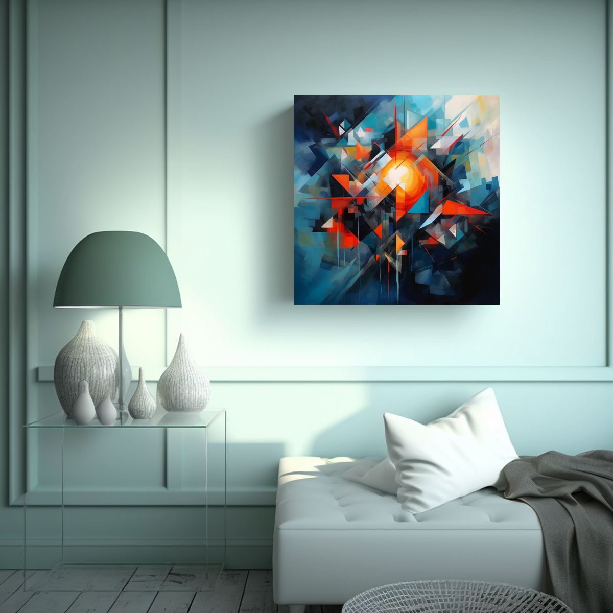 GENERICO - Pinturas Decorativas De Composición Moderna 50x50 Cm