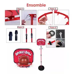 GENERICO - Tablero Aro Basketball Canasta Basquetbol Interior Exterior