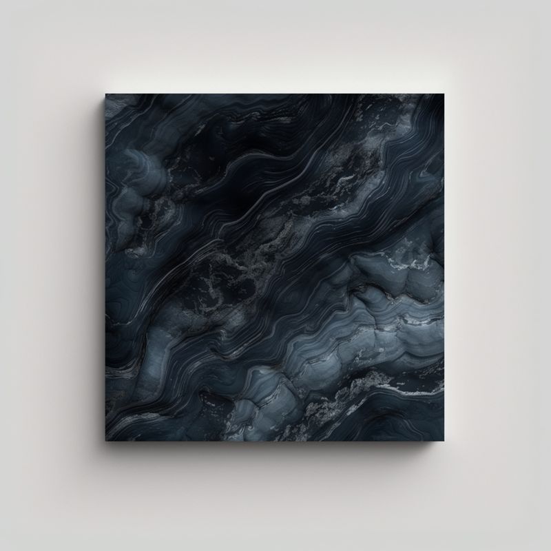 GENERICO - Composición Impreso Estética Fondo De Mármol 80x80 Cm