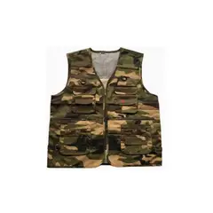 GENERICO - Chaleco para pesca talla L color café