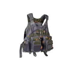 GENERICO - Chaleco reflectante con bolsillos S-XL adulto verde