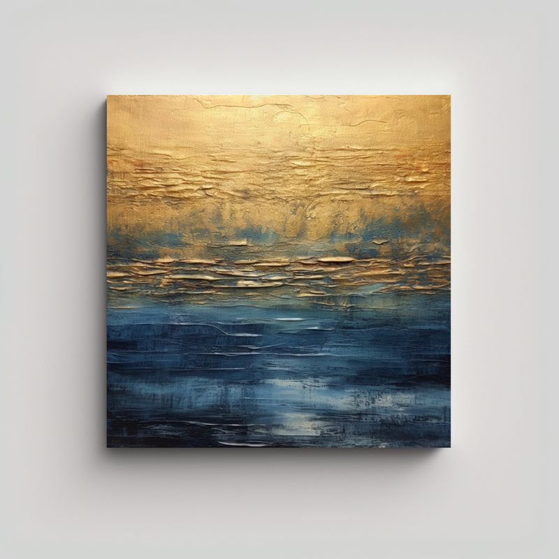 GENERICO - Pintura Acrílica De Textura Armoniosa Con 60x60 Cm