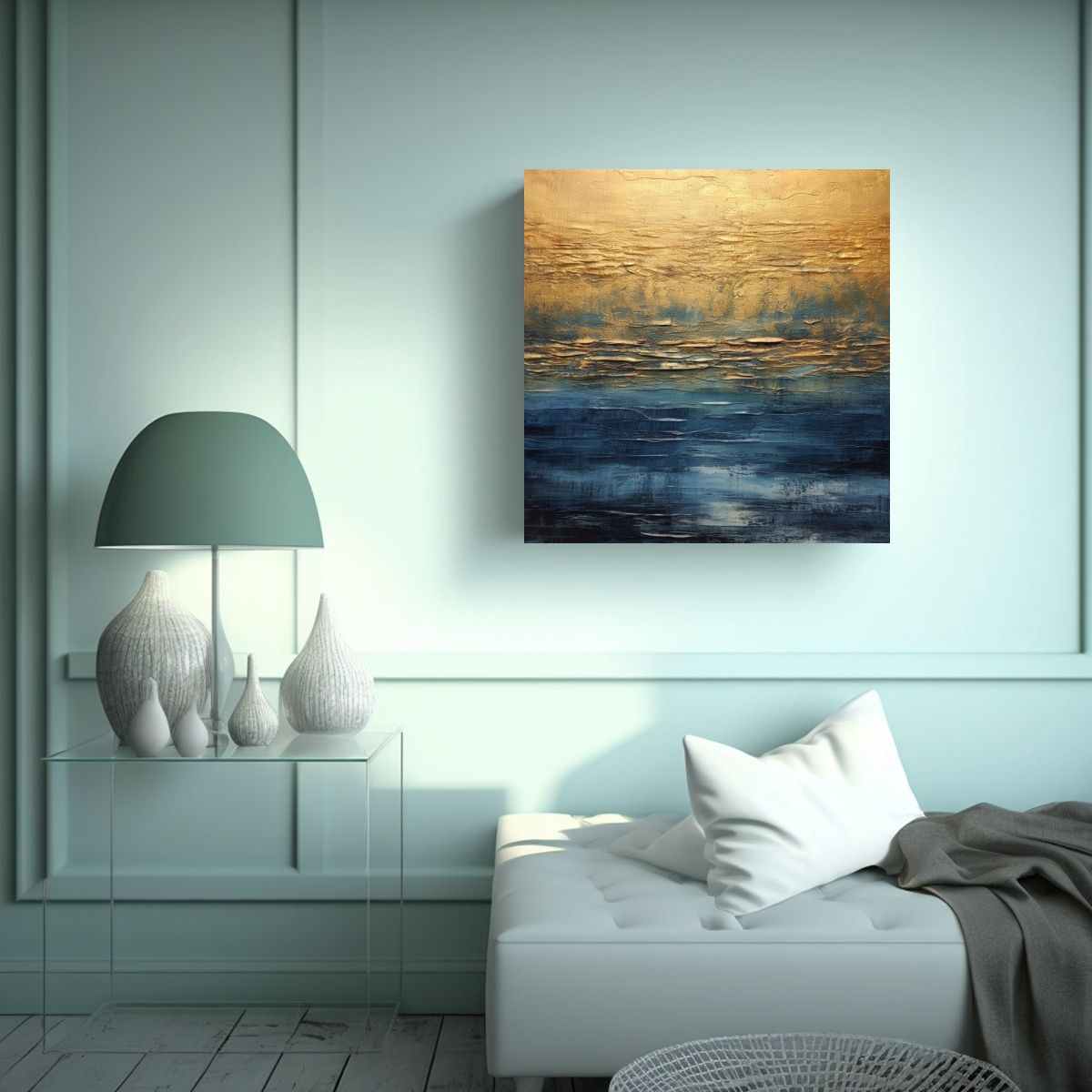 GENERICO - Pintura Acrílica De Textura Armoniosa Con 60x60 Cm