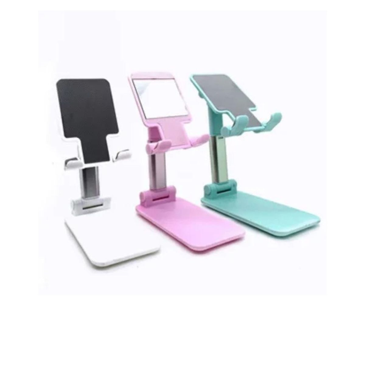 GENERICO - SOPORTE PORTA CELULAR SOPORTE CON ESPEJO PARA ESCRITORIO