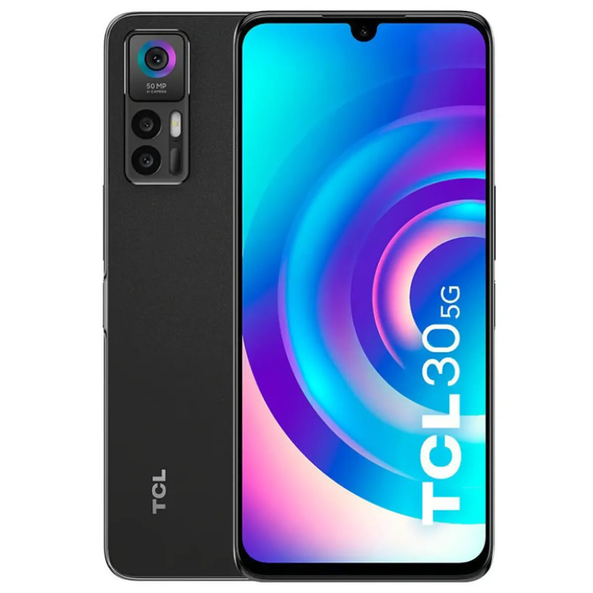 TCL - TCL 30 5G 128GB - Tech Black