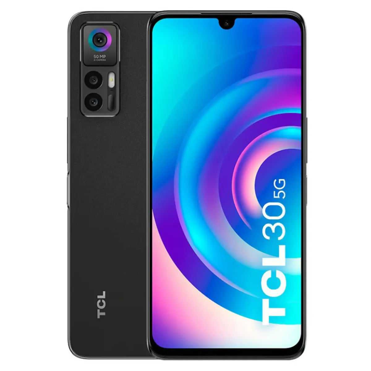 TCL - TCL 30 5G 128GB - Tech Black