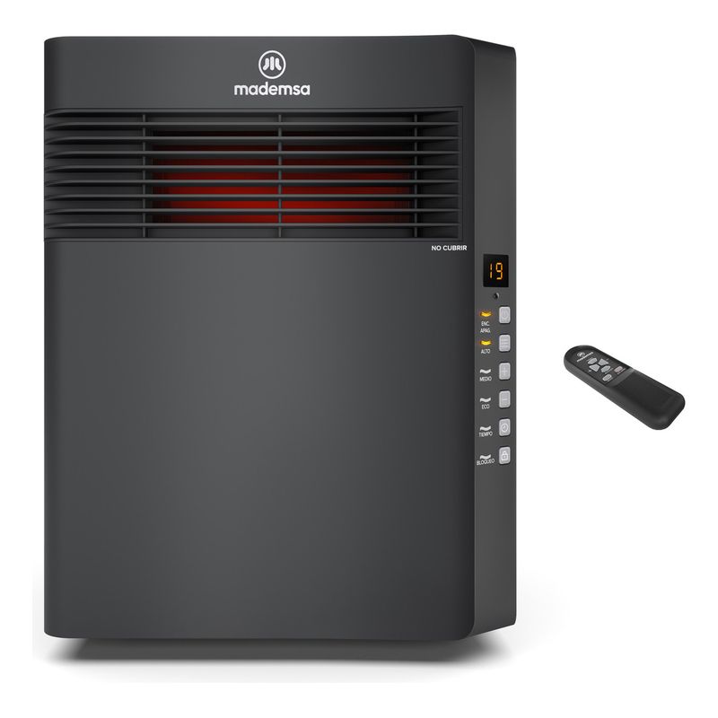 MADEMSA - Estufa Eléctrica Infrarroja Calefactor Mademsa Inf10 1500w