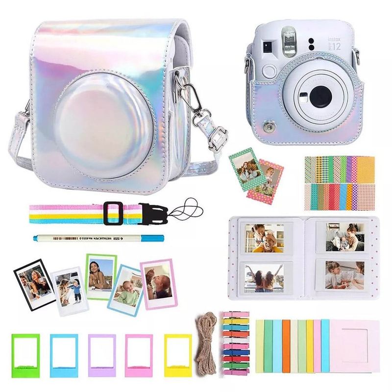MUNDO MAGIA - Kit 12 Accesorios Apto Para Instax Mini Cámara Protector