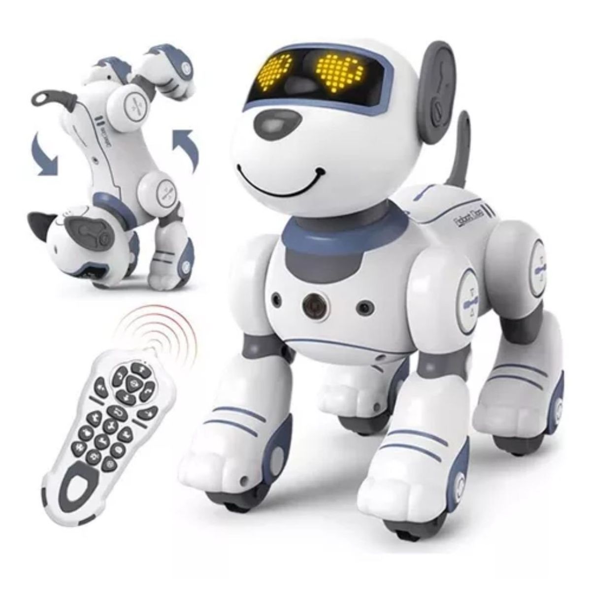 GENERICO - Perro Robot Inteligente Control Remoto Interactivo Azul