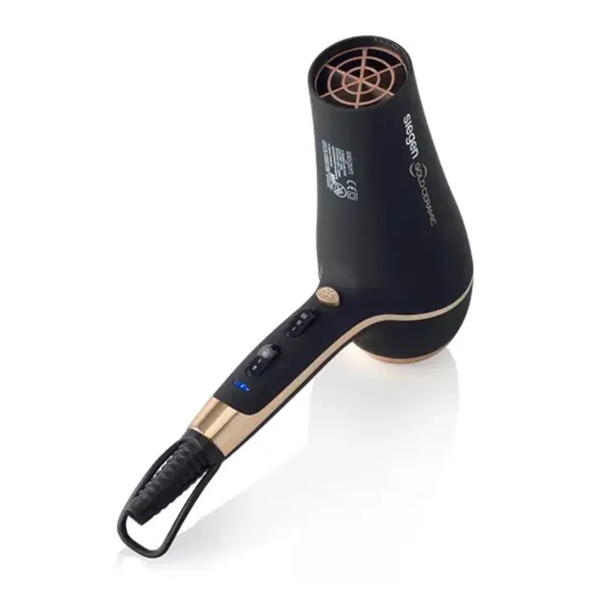 SIEGEN - Secador De Pelo Siegen Sg3035 Negro 2niv Coolshoot Tourmalina Ion