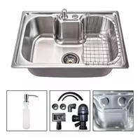 Lavaplatos 50x40cm Sobrecubierta Acero Inoxidable Plateado