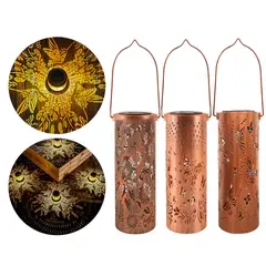 GENERICO - Lámpara Farol Solar Colgante De Metal Para Jardines Terrazas 747