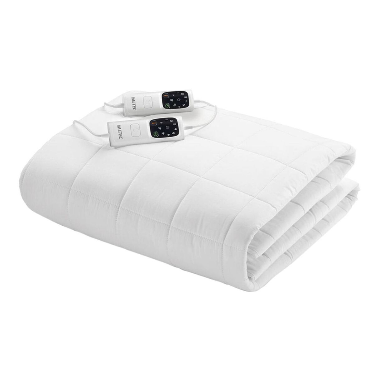 IMETEC - Calientacama 2.5 Plazas King 200x180CM 6 Temp Maxi Cotton Adapto R9019