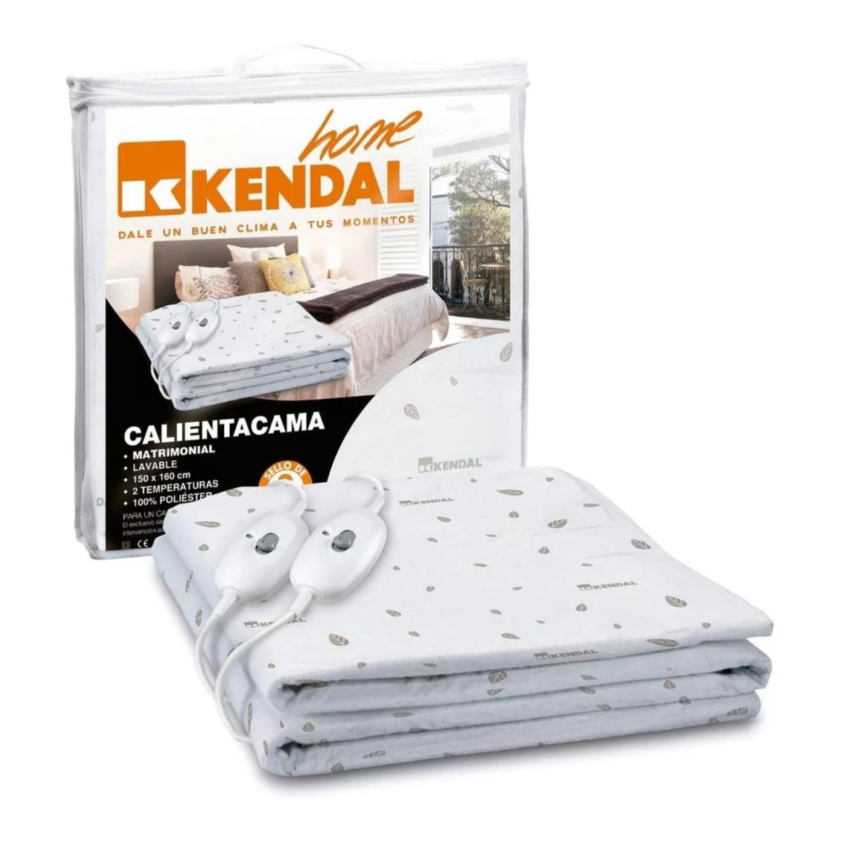 IMETEC - Calientacama 2 Plazas Matrimonial 150x160CM 2 Temperaturas