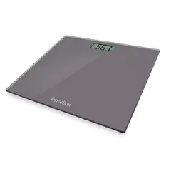 TERRAILLON - Pesa Balanza Personal De Baño 160Kg Vidrio LCD Chestnut
