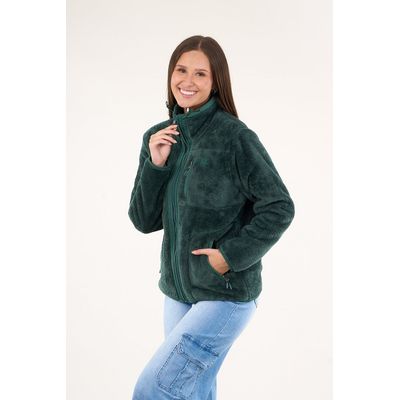 Imagen 2 del producto Poleron polar mujer Shaggy cuello alto 8760