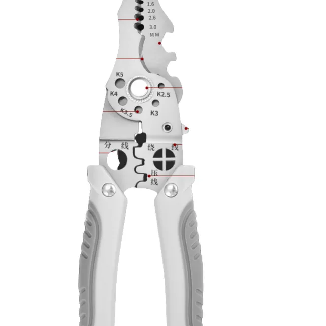 GENERAC - Alicate Pelacables Pinza Multifuncional Prensa Corta Cable