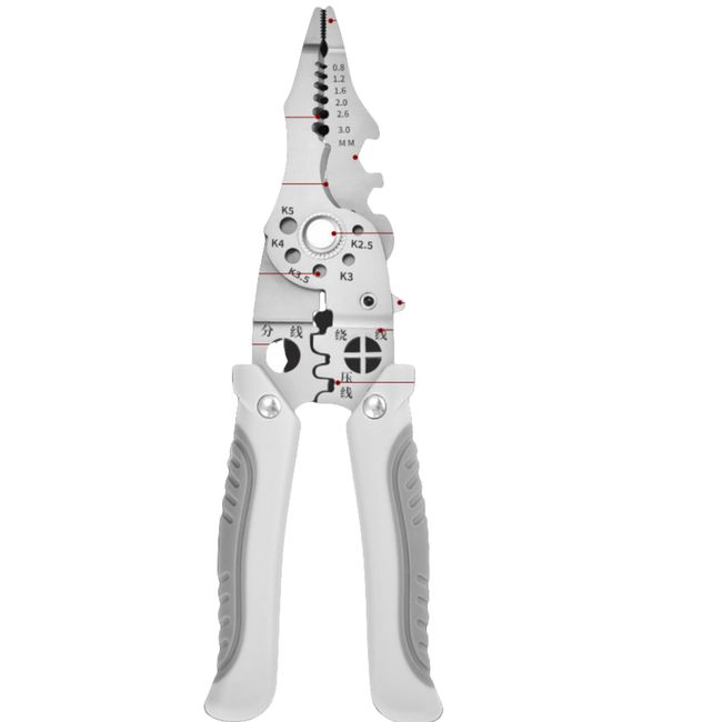 GENERAC - Alicate Pelacables Pinza Multifuncional Prensa Corta Cable
