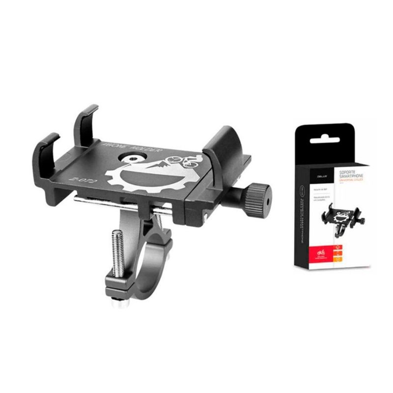 DBLUE - SOPORTE PARA CELULAR METALICO BICICLETA O MOTO DBLUE