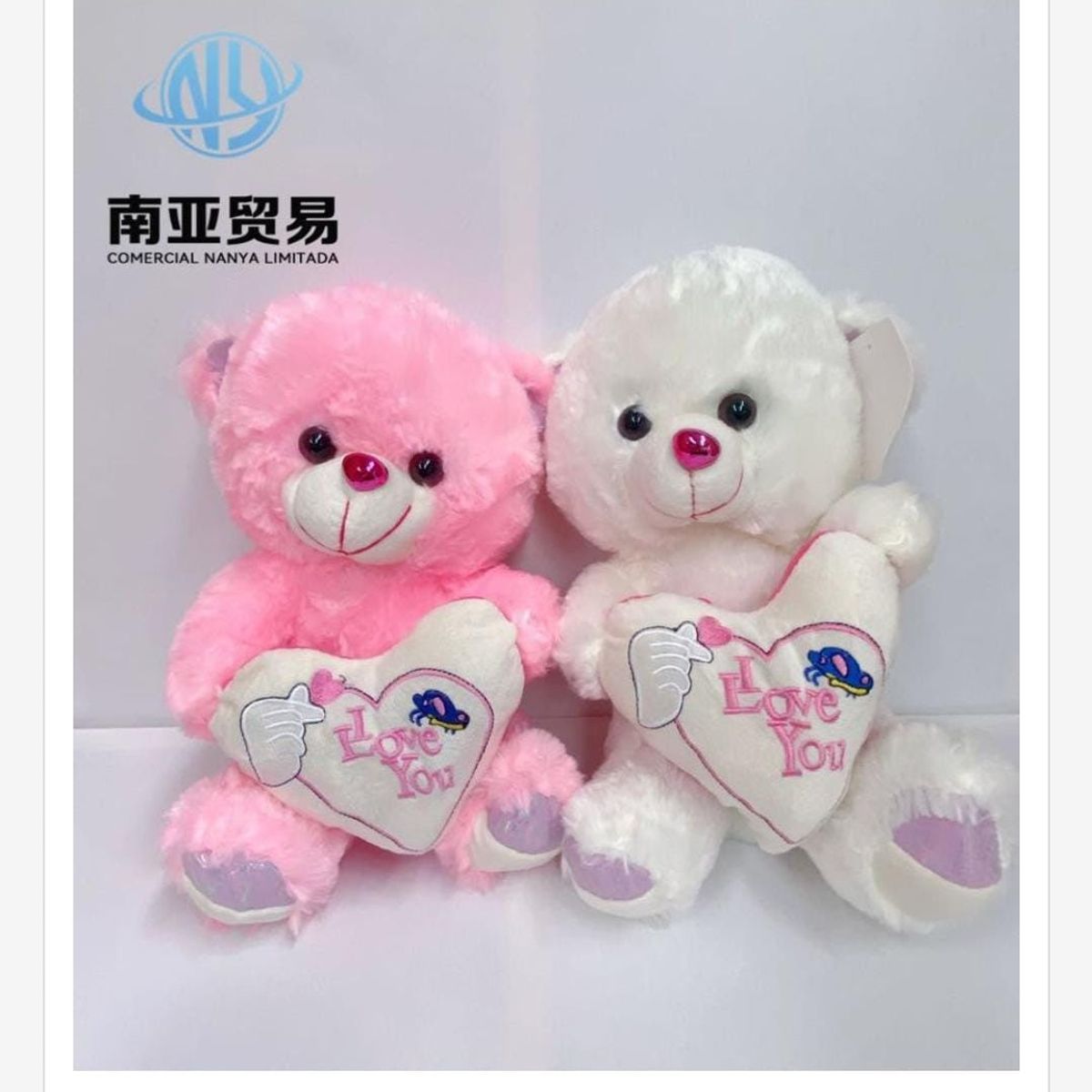 GENERICO - Oso de Peluche Corazones 30cm