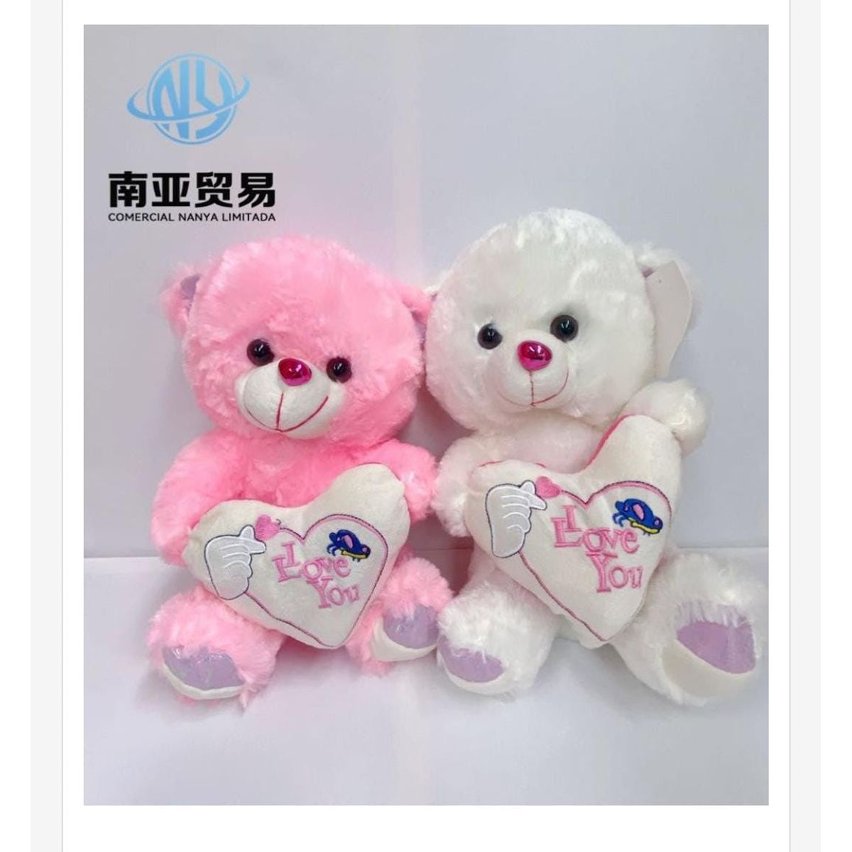 GENERICO - Oso de Peluche Corazones 30cm