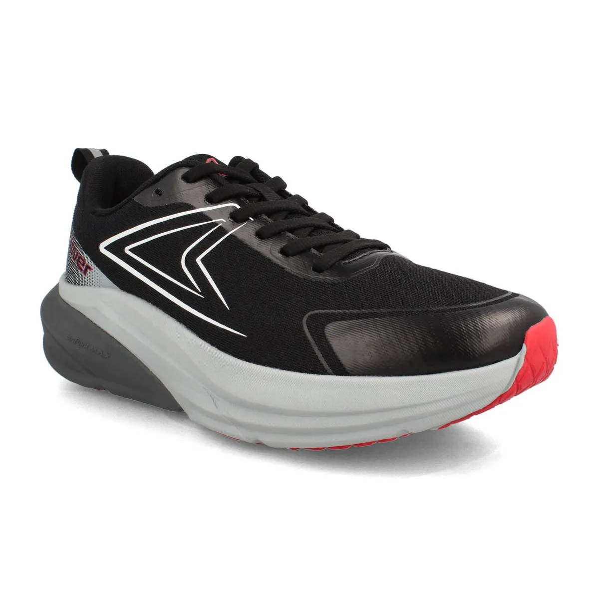 POWER - Zapatilla Hombre Power Duofoam Max 500 Delux Negro-Rojo