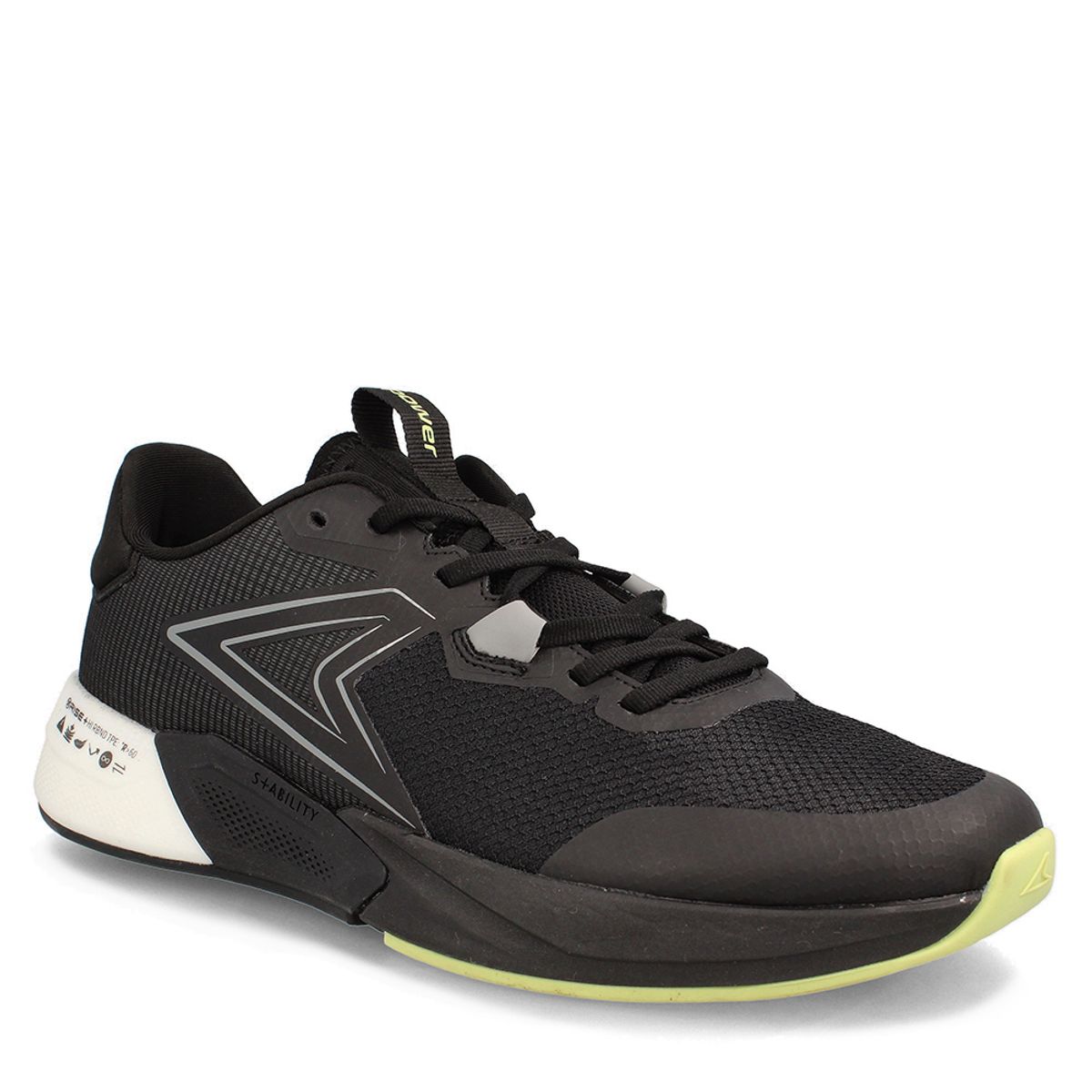 POWER - Zapatilla Hombre Power Xorise+300 Tr Axel Negro-Turquesa