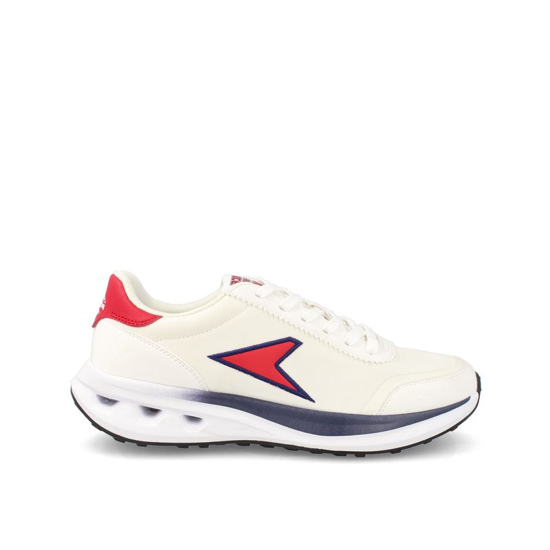 POWER - Zapatilla Hombre Power Force 25 Retoro Blanco-Rojo