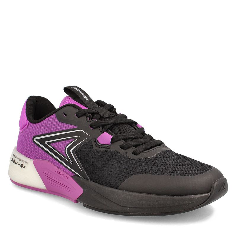 POWER - Zapatilla Mujer Power Xorise+300 Tr Axel Negro-Fucsia