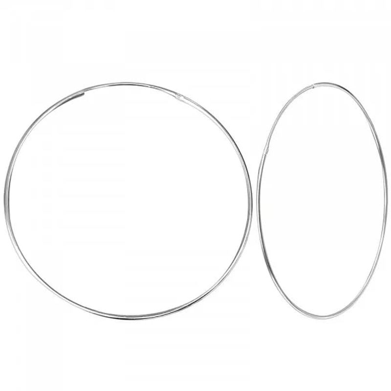 GOIA - Aros Argolla 50 mm Plata