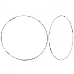 GOIA - Aros Argolla 50 mm Plata