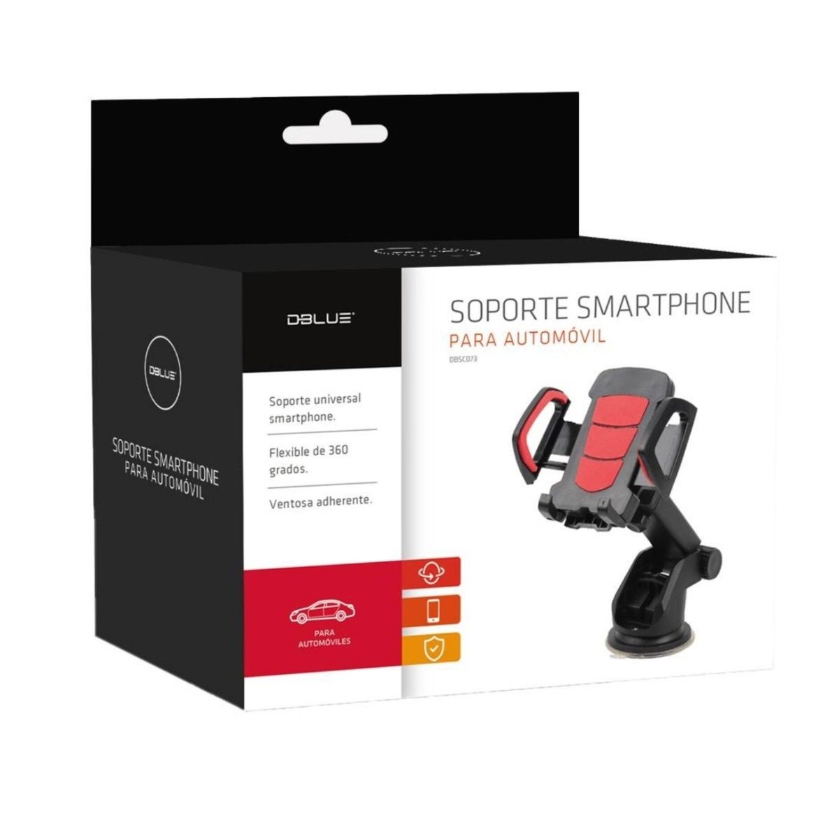 DBLUE - SOPORTE DE CELULAR CON VENTOSA PARA AUTOMOVILES Y ESCRITORIOS.