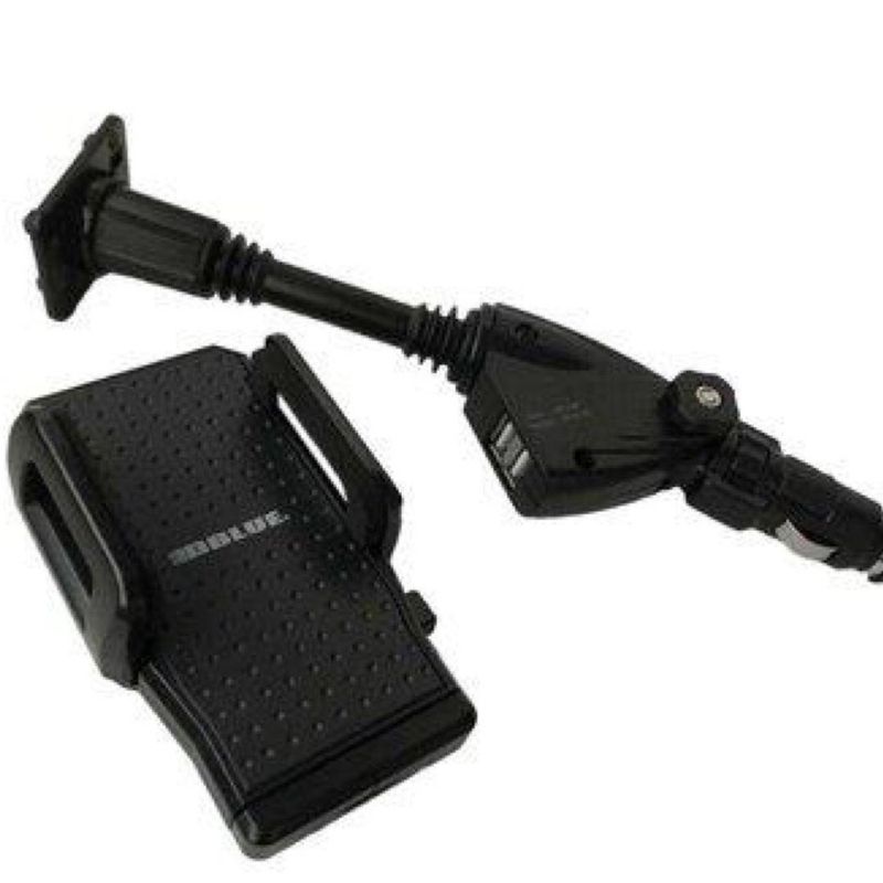 DBLUE - SOPORTE CELULARES PARA VEHICULO CON 2 USB DBLUE