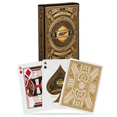 DEVIR - Baraja de Naipe James Bond 007 Dorado