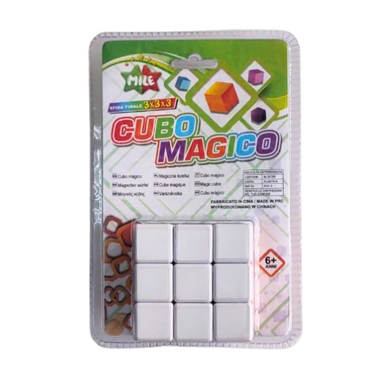 GENERICO - Cubo Mágico Mile 3x3 Juego de Mesa