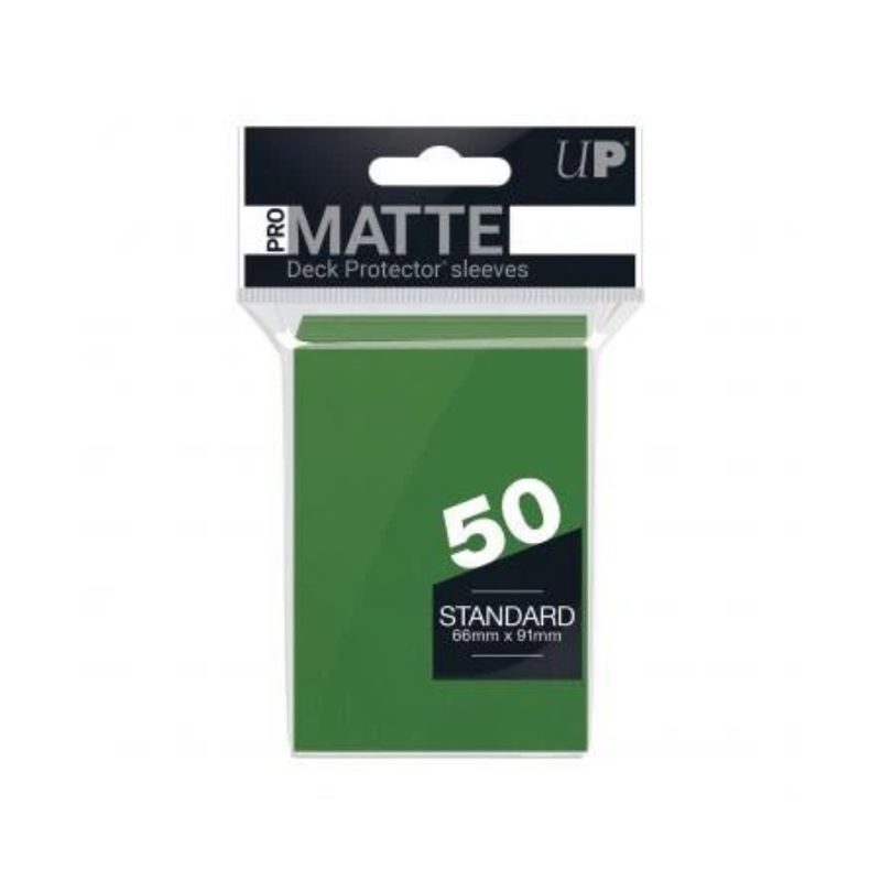 ULTRA PRO - Protectores de cartas Pro-matte Verde x50