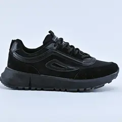 BOTELI - Zapatillas Negras Deportivas para Mujer