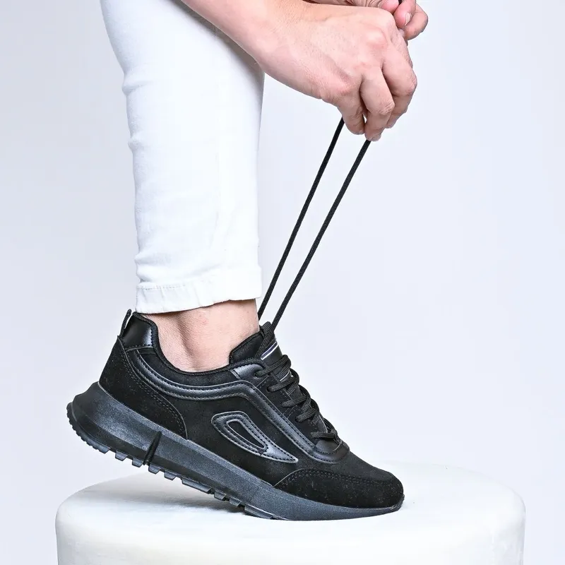 BOTELI - Zapatillas Negras Deportivas para Mujer