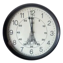 GENERICO - Reloj Decorativo Pared Torre Eiffel Vintage Hogar Oficina