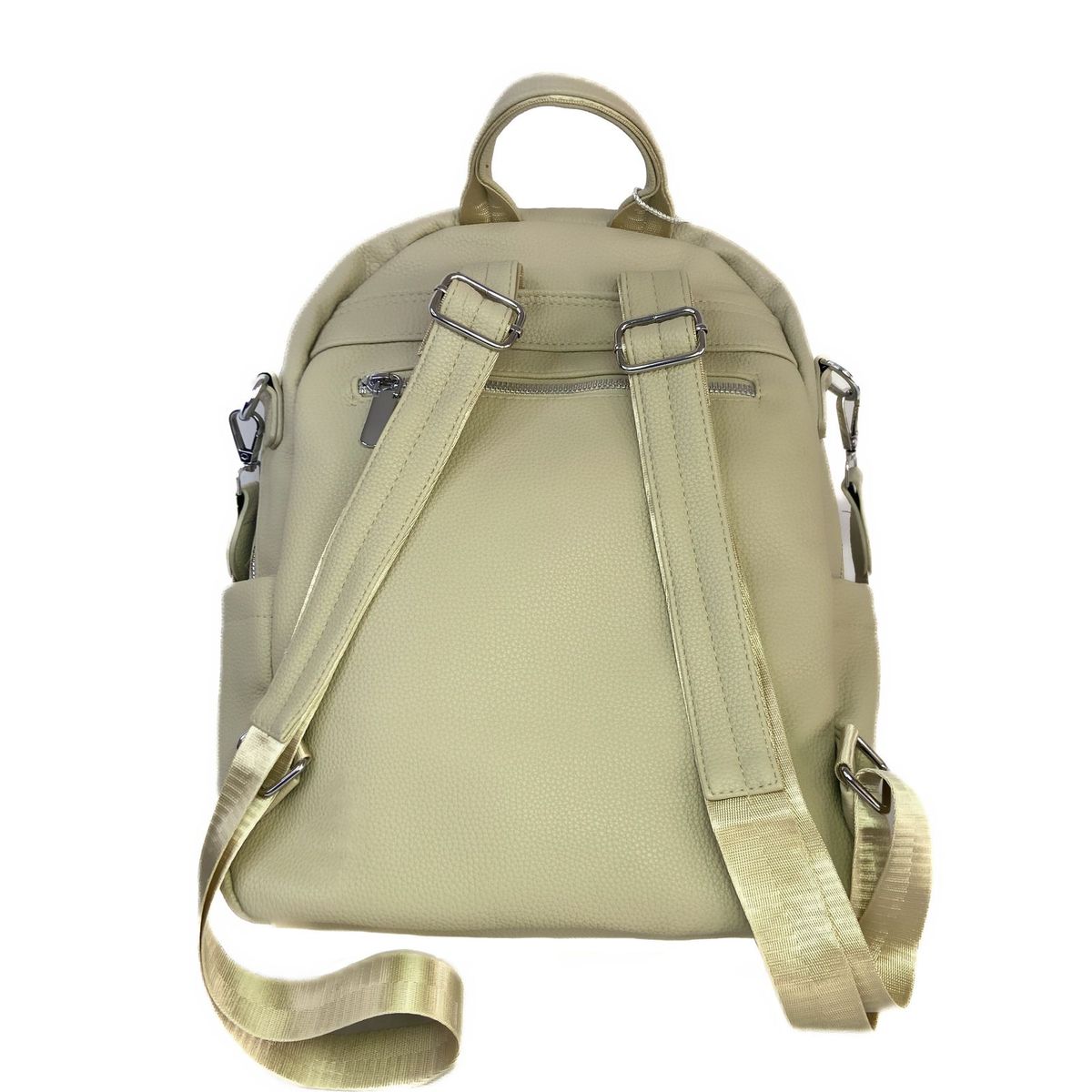 GENERICO - Mochila Cartera Trendy Elegante Espaciosa De Cuero PU Multiuso Beige