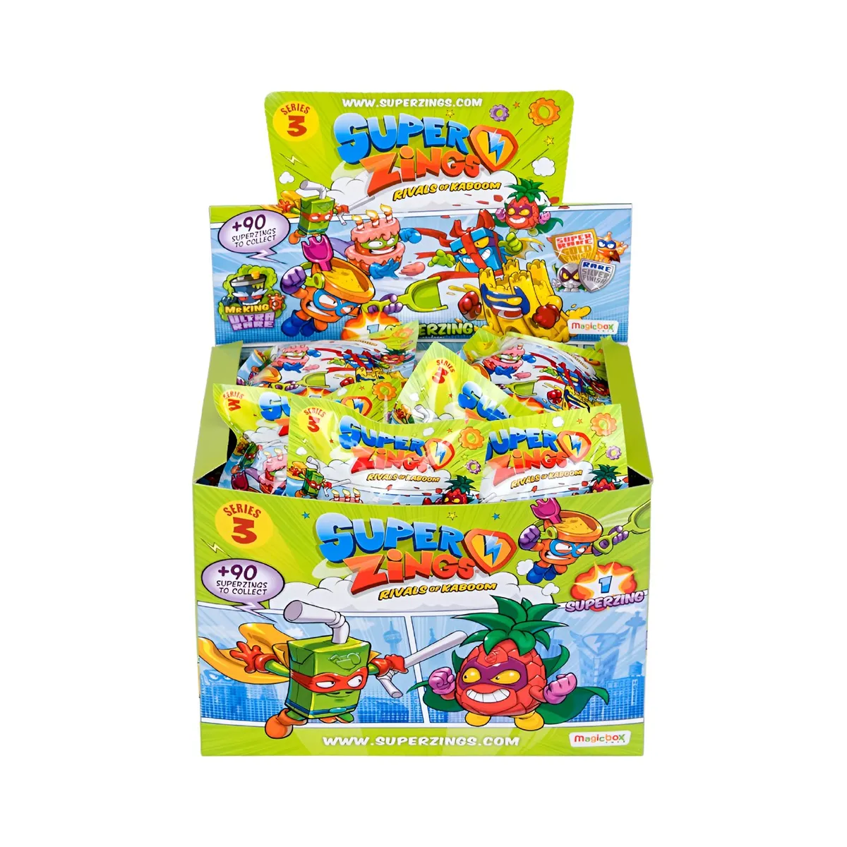 SUPERZINGS - Super Zings Serie 3 - Caja 25 Personajes
