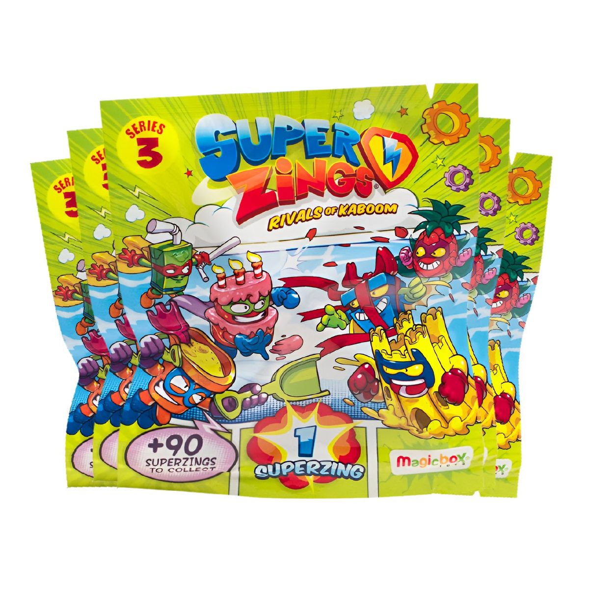 SUPERZINGS - Super Zings Serie 3 Pack 5 Sobres