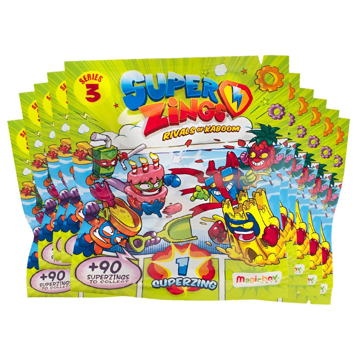 SUPERZINGS - Super Zings Serie 3 Pack 10 Sobres