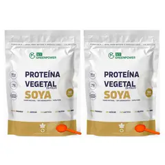 GENERICO - Pack Proteina Soya Aislada Vegan 2 Kg My Green. 0% Azucar