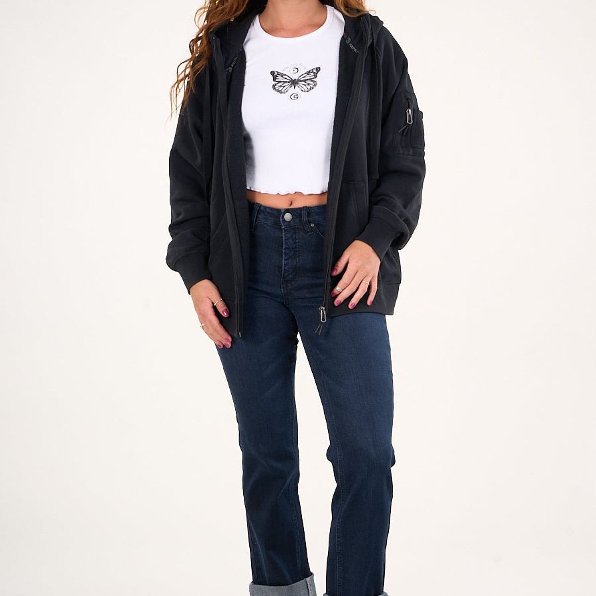 POLEMIC - Pantalon mujer recto Roll Up VW4725 Mujer Polemic