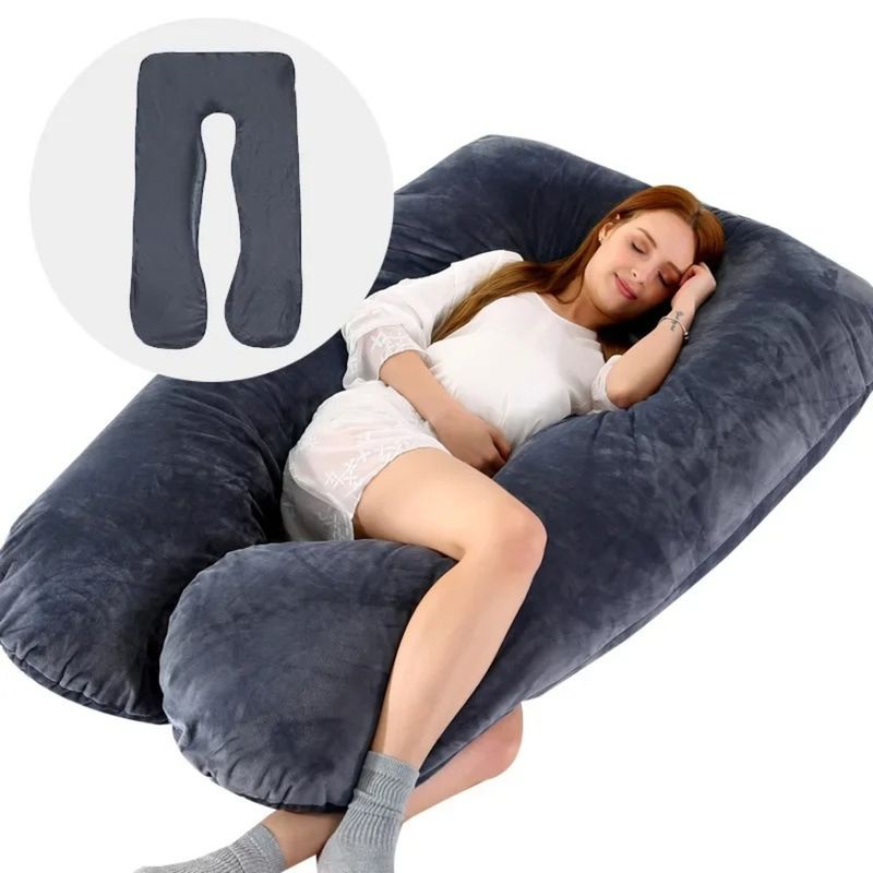 GENERICO - COJIN ALMOHADA MATERNAL EN FORMA DE U LACTANCIA Y EMBARAZO